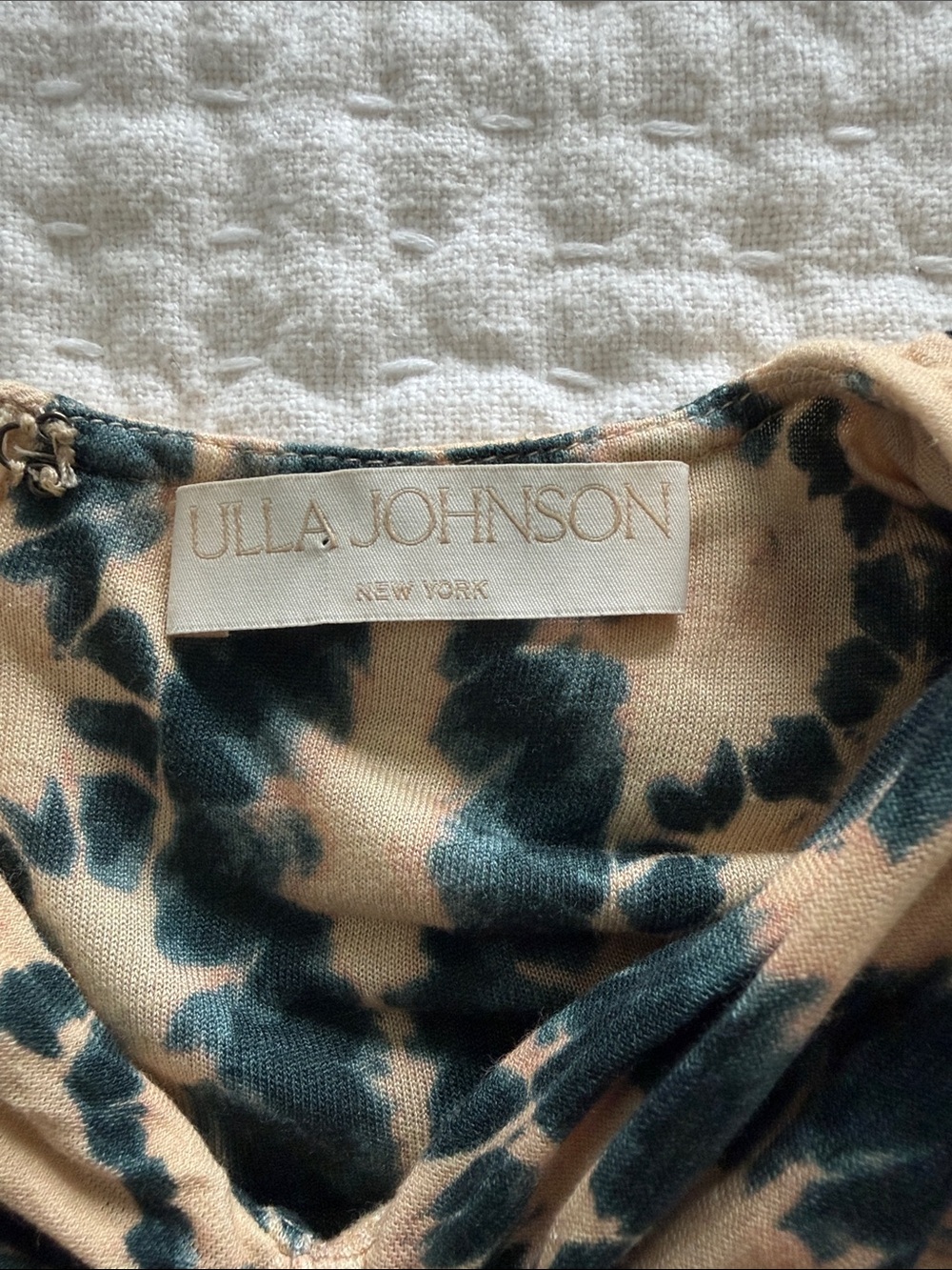 Ulla Johnson Beige and Black Patterned Sleeveless Maxi Dress - Picture 2 of 8